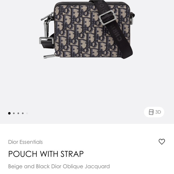 Dior Pouch with Strap - Picture 7 of 8